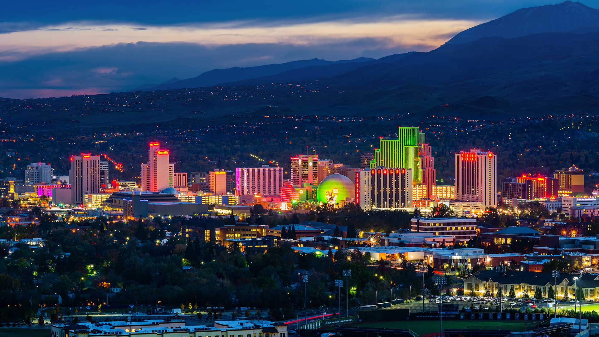 Panorama to illustrate dating in reno