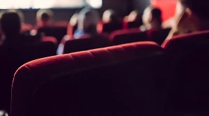 Red seats in a cinema