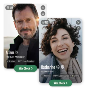 Example of two senior singles profiles