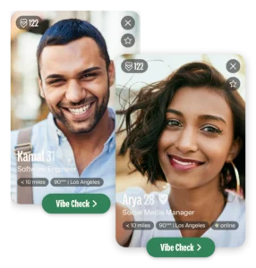 Two examples Indian single profiles on eharmony